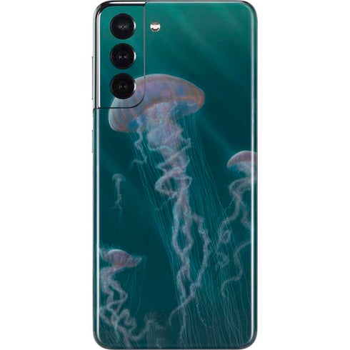 Vincent Hie Blue Jellyfish Galaxy S21 5G Skin