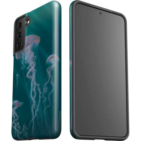 Vincent Hie Blue Jellyfish Galaxy S21 FE Pro Case