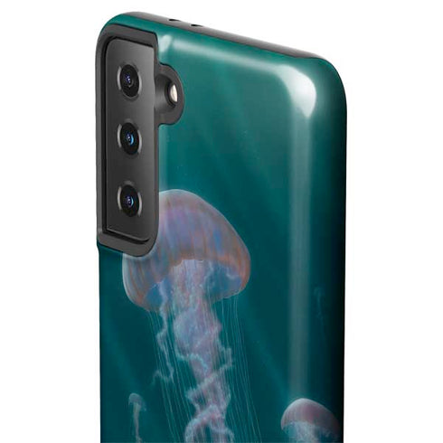 Vincent Hie Blue Jellyfish Galaxy S21 Plus 5G Pro Case