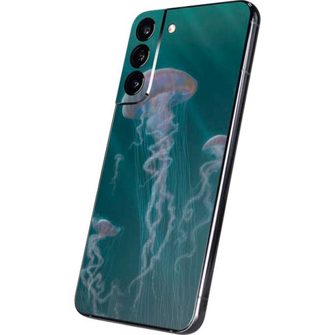 Vincent Hie Blue Jellyfish Galaxy S22 Plus Skin