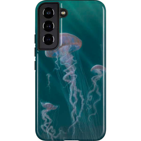 Vincent Hie Blue Jellyfish Galaxy S22 Pro Case