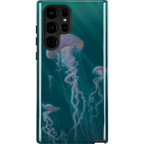 Vincent Hie Blue Jellyfish Galaxy S22 Ultra Pro Case