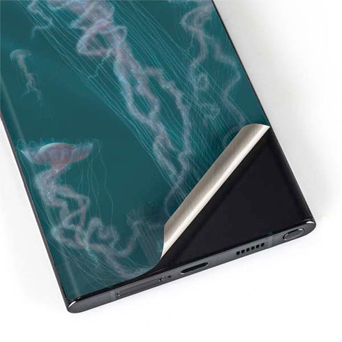 Vincent Hie Blue Jellyfish Galaxy S22 Ultra Skin