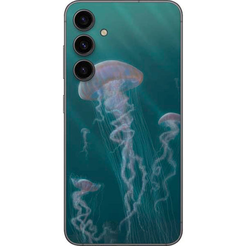 Blue Jellyfish by Vincent Hie Galaxy S23 FE Skin