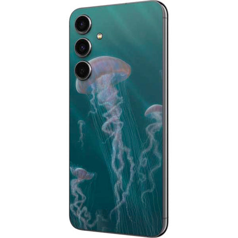 Blue Jellyfish by Vincent Hie Galaxy S23 FE Skin