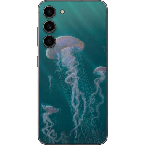 Vincent Hie Blue Jellyfish Galaxy S23 Plus Skin