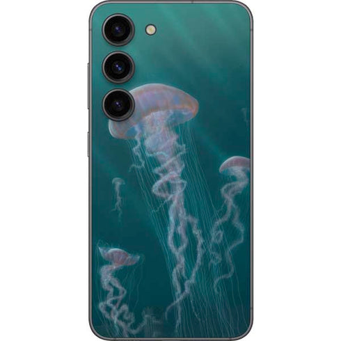 Vincent Hie Blue Jellyfish Galaxy S23 Skin