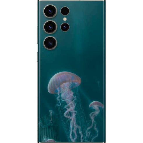 Vincent Hie Blue Jellyfish Galaxy S23 Ultra Skin
