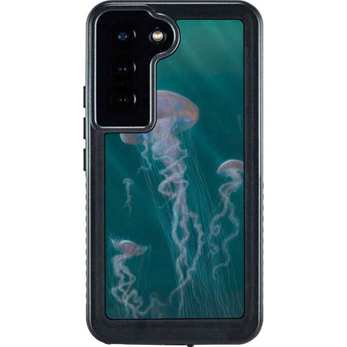 Vincent Hie Blue Jellyfish Galaxy S23 Waterproof Case