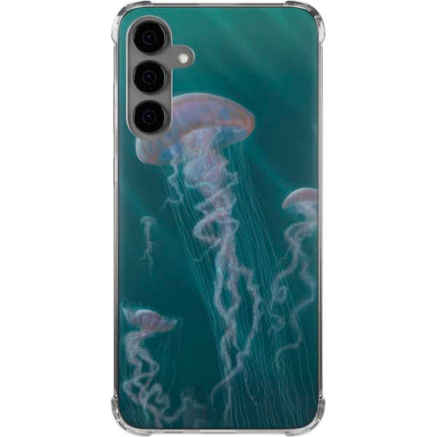 Blue Jellyfish by Vincent Hie Galaxy S24 Plus Clear Case