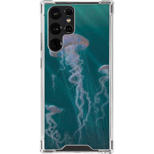 Blue Jellyfish by Vincent Hie Galaxy S24 Ultra Clear Case