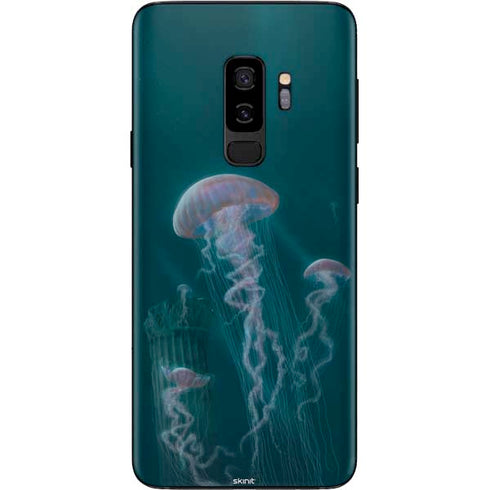 Vincent Hie Blue Jellyfish Galaxy S9 Plus Skin