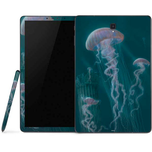 Vincent Hie Blue Jellyfish Samsung Galaxy Tab Skin