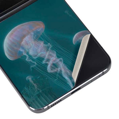 Blue Jellyfish by Vincent Hie Galaxy Z Flip5 5G Skin