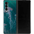 Vincent Hie Blue Jellyfish Galaxy Z Fold3 5G Skin