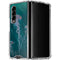 Vincent Hie Blue Jellyfish Galaxy Z Fold4 5G Clear Case