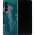 Vincent Hie Blue Jellyfish Galaxy Z Fold4 5G Skin