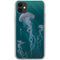 Blue Jellyfish by Vincent Hie iPhone 11 Clear Case