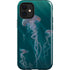 Vincent Hie Blue Jellyfish iPhone 12 Mini Impact Case