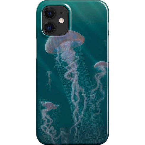 Vincent Hie Blue Jellyfish iPhone 12 Mini Lite Case