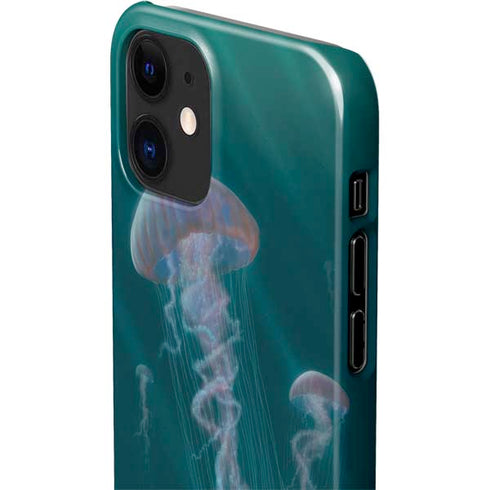Vincent Hie Blue Jellyfish iPhone 12 Mini Lite Case