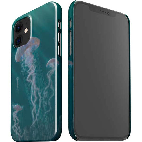 Vincent Hie Blue Jellyfish iPhone 12 Mini Lite Case