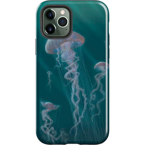 Vincent Hie Blue Jellyfish iPhone 12 Pro Max Impact Case