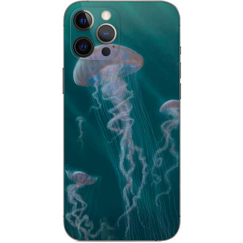 Vincent Hie Blue Jellyfish iPhone 12 Pro Max Skin