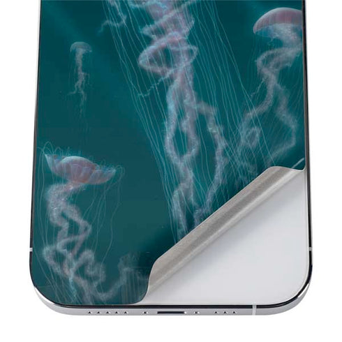Vincent Hie Blue Jellyfish iPhone 12 Pro Skin