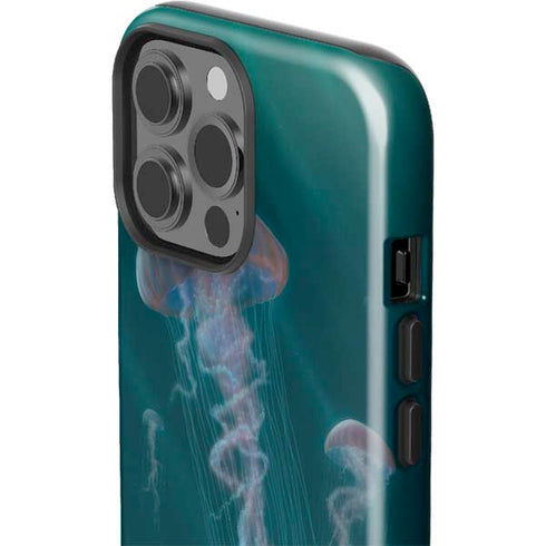 Vincent Hie Blue Jellyfish iPhone 13 Pro Max Impact Case