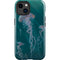Vincent Hie Blue Jellyfish iPhone 14 Plus Impact Case