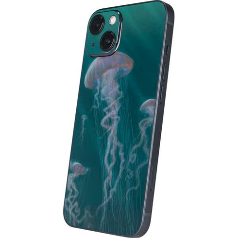 Vincent Hie Blue Jellyfish iPhone 14 Plus Skin