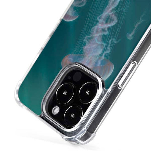 Vincent Hie Blue Jellyfish iPhone 14 Pro Max MagSafe Case