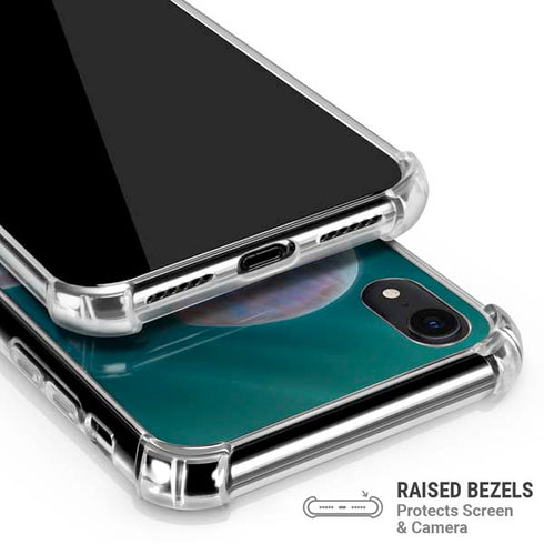 Blue Jellyfish by Vincent Hie iPhone XR Clear Case