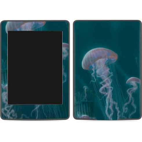 Vincent Hie Blue Jellyfish Amazon Kindle Skin
