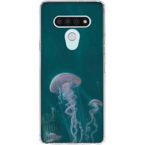 Blue Jellyfish by Vincent Hie LG Stylo 6 Clear Case