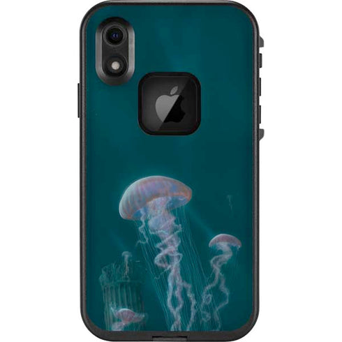 Vincent Hie Blue Jellyfish LifeProof Fre iPhone Skin