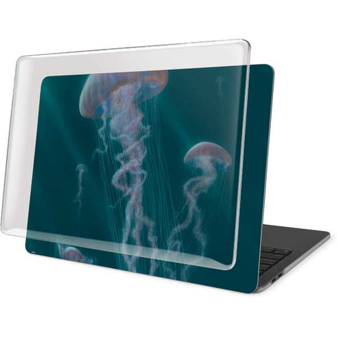 Vincent Hie Blue Jellyfish MacBook Pro 16in (2019-20) Case plus Skin