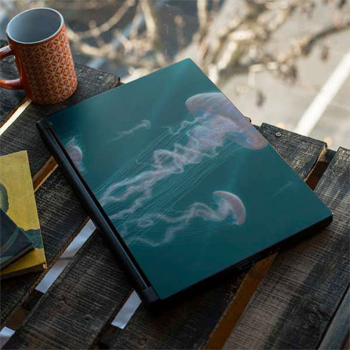 Vincent Hie Blue Jellyfish MSI GS65 Stealth Laptop Skin