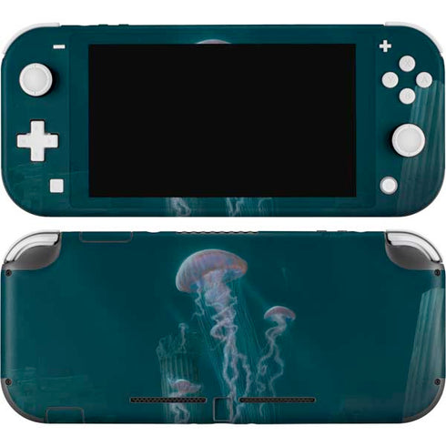 Vincent Hie Blue Jellyfish Nintendo Switch Lite Skin