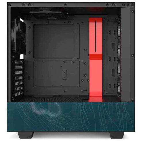 Vincent Hie Blue Jellyfish NZXT H510 Compact ATX Mid-Tower Case Skin