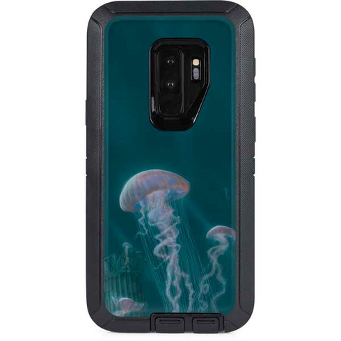 Vincent Hie Blue Jellyfish Otterbox Defender Galaxy Skin