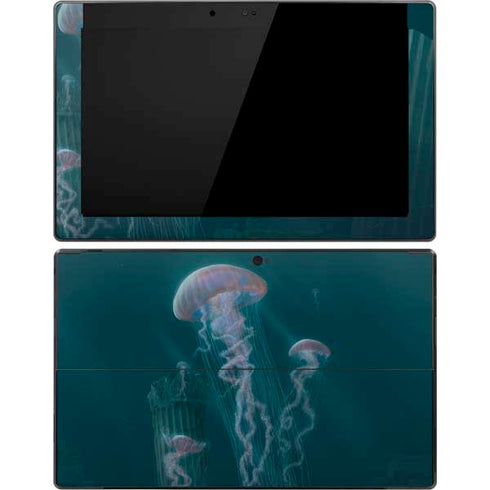 Vincent Hie Blue Jellyfish Surface Pro Tablet Skin