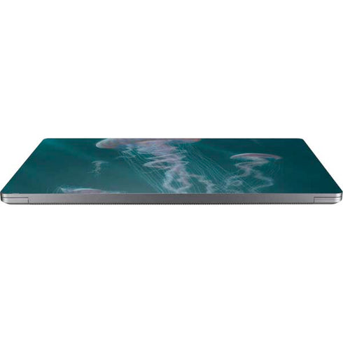 Vincent Hie Blue Jellyfish Universal Laptop 14in (11.4 x 8.2in) Skin