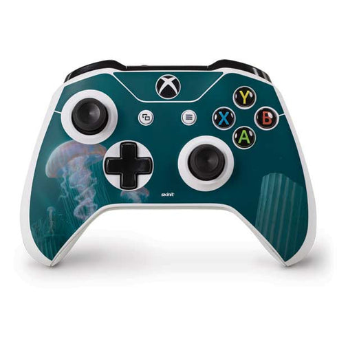 Vincent Hie Blue Jellyfish Xbox One S Controller Skin