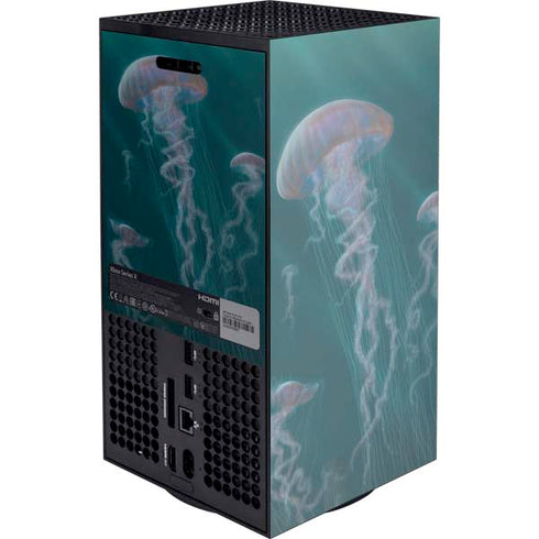 Vincent Hie Blue Jellyfish Xbox Series X Console Skin