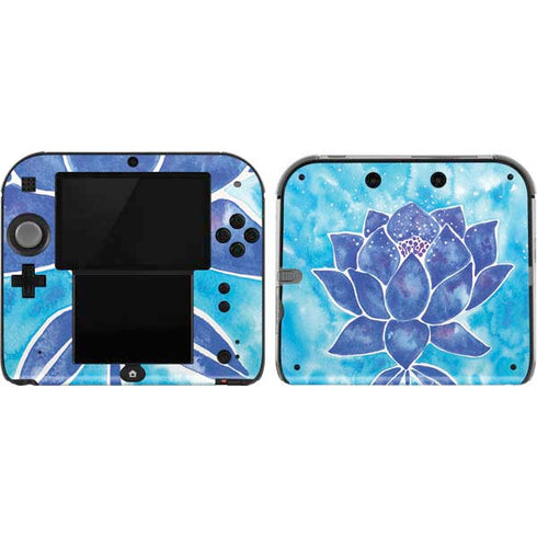 Cat Coq Blue Lotus Nintendo 2DS Skin