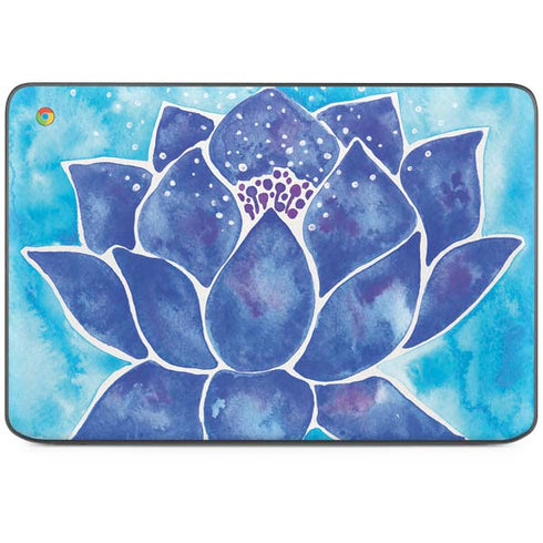 Blue Lotus by Cat Coq HP Chromebook Skin