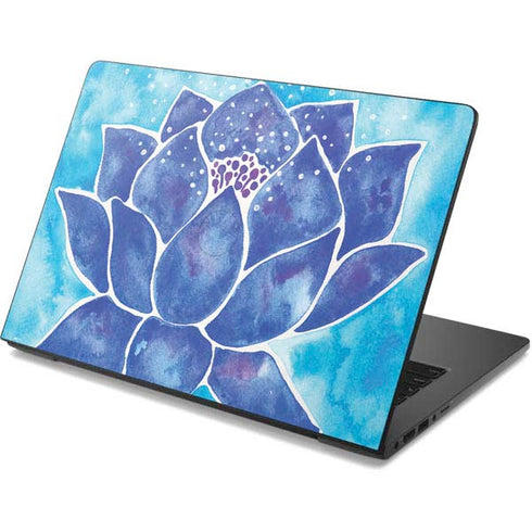 Cat Coq Blue Lotus Dell Chromebook Skin