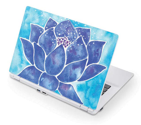 Cat Coq Blue Lotus Acer Chromebook Skin